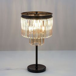 Citilux Мартин CL332862 Настольная лампа хрустальная Шампань