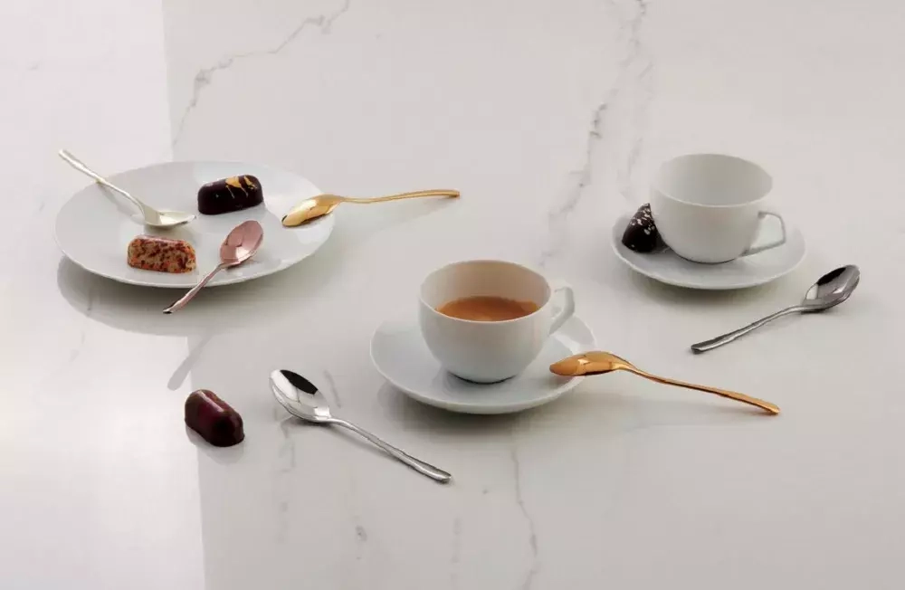 Sambonet - Набор из 6 ложек для эспрессо Taste PVD Black / артикул   52553B37  / GTIN 8014808170843