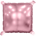 Шар фольгированный Квадрат 40 см (Розовый)