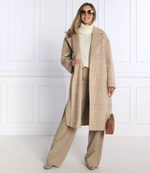 пальто coletti BOSS BLACK - бежевый(50477340)