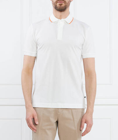 Поло Penrose 41_P BOSS BLACK - белый(50486182)