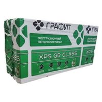 Пенополистирол Полимерпласт Графит XPS GR Class (1180х580х50 мм) 8 шт