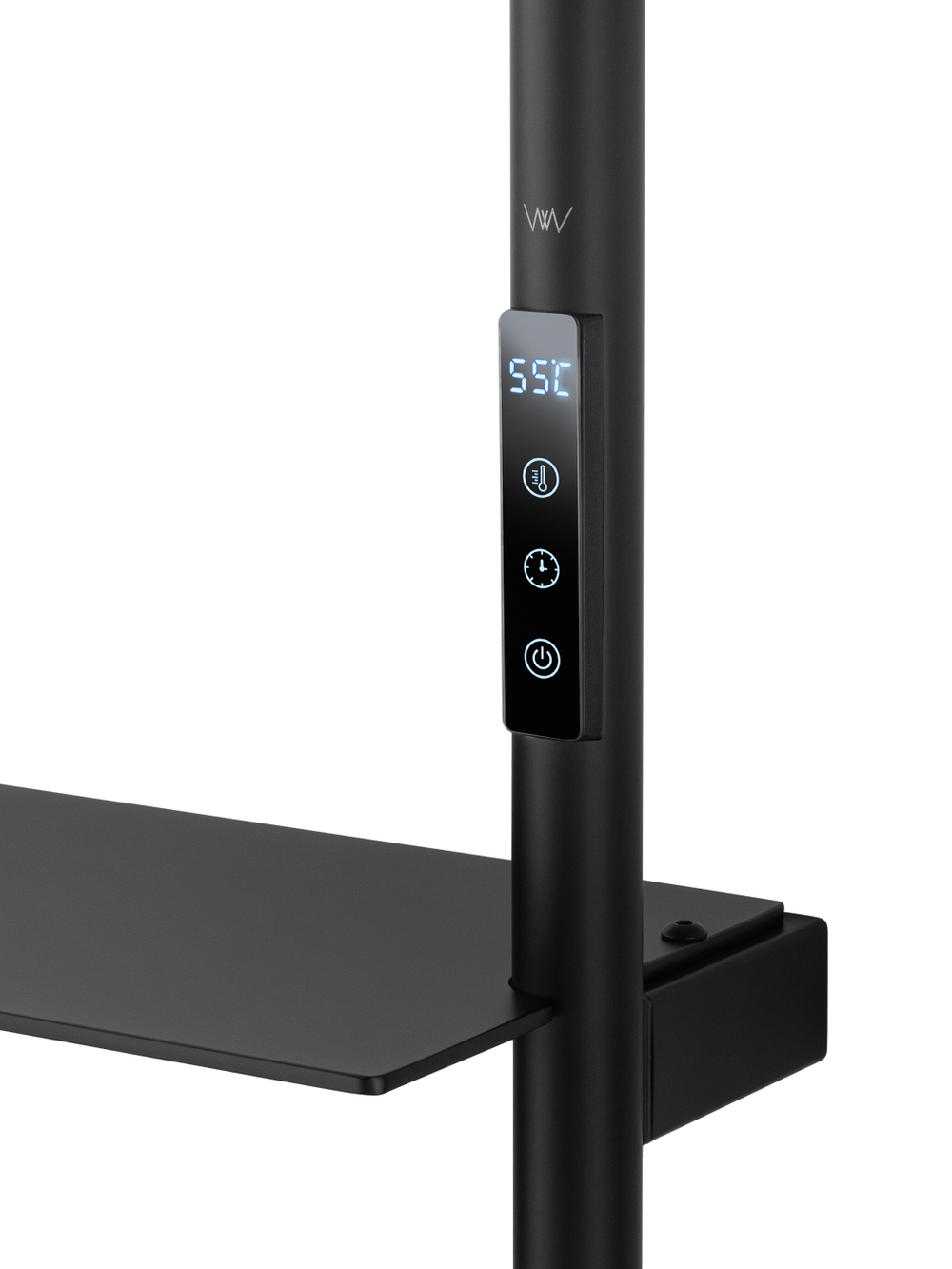 Полотенцесушитель электрический WONZON & WOGHAND DÜSSELDORF, Черный матовый (WW-A203-MB)