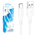 Кабель USB - TypeC BOROFONE BX80 (белый) 1м