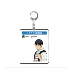 Брелок квадратный "Волейбол / Haikyu!!"