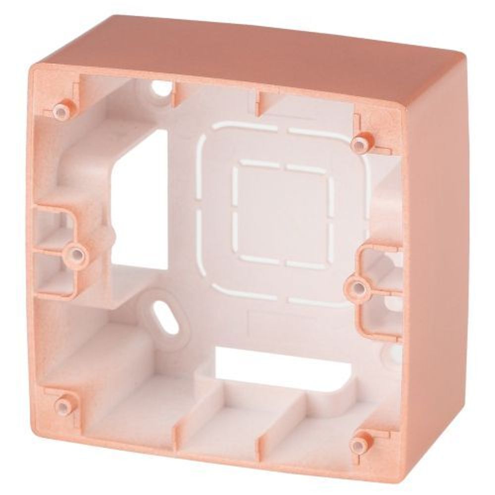 Коробка наклад. монтажа 1 пост Эра12 медь 12-6101-14 ЭРА Б0043168