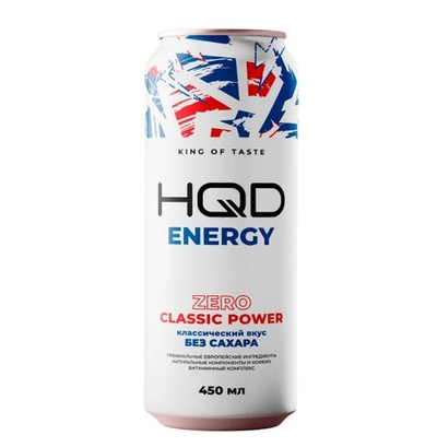 Энергетик HQD - Classic Power Zero, 450 мл