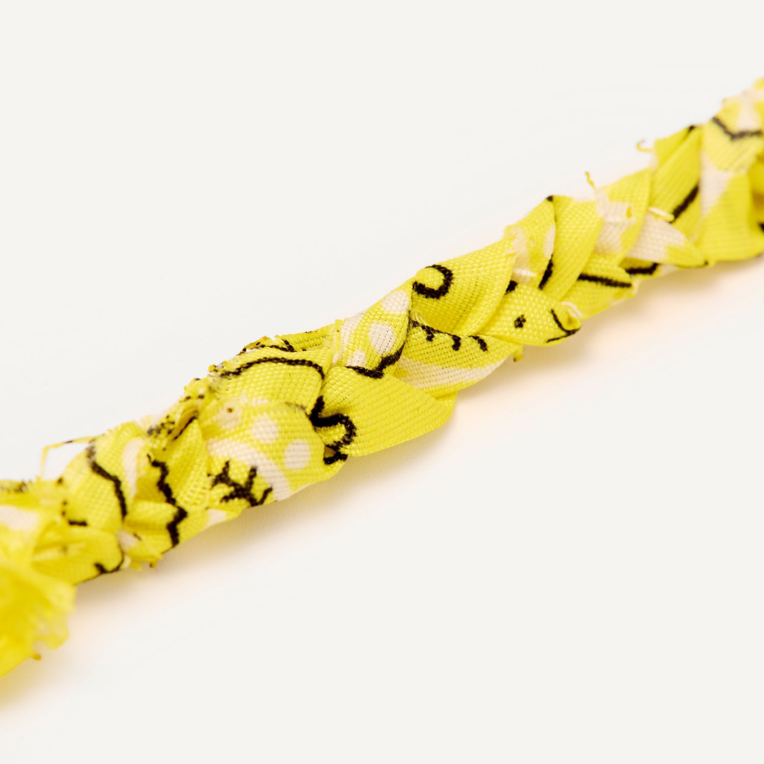 Колье Braded Bandana Necklace - Yellow