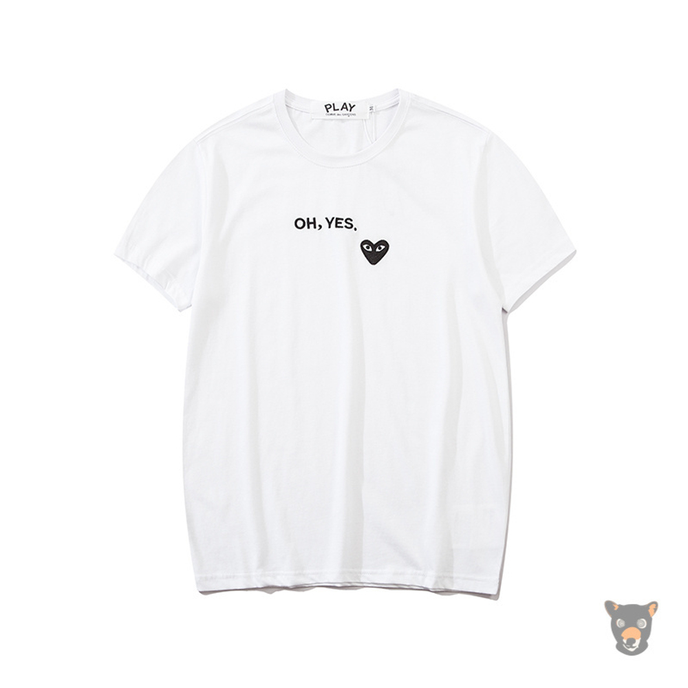 Футболка PLAY Comme des Garsons "Oh, yes"