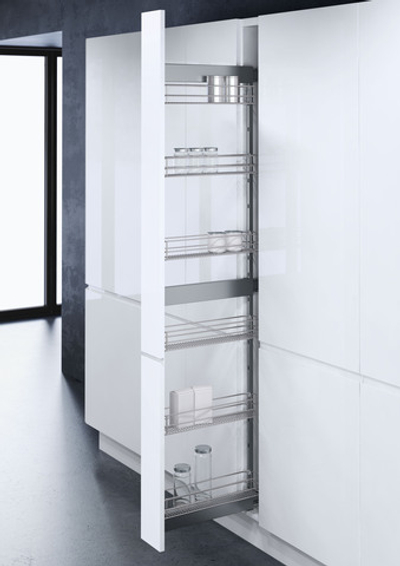 Vauth-Sagel Система SAPHIR-2, выдвижной фасад 150 мм, высота 1212 мм, хром