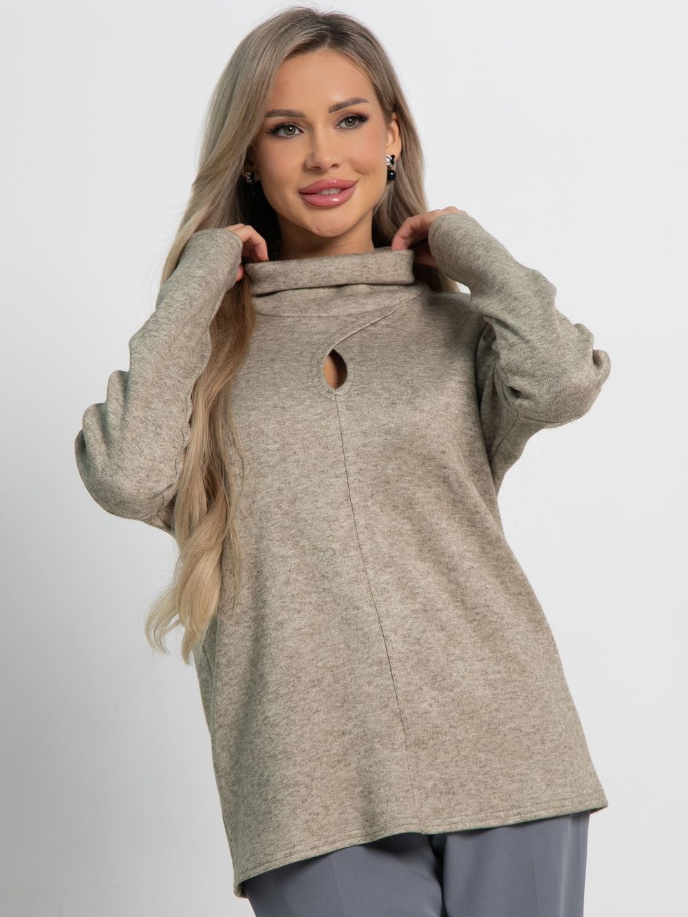 Джемпер Тринити (хаки) Б15161-1М LT Collection