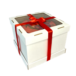 Коробка 26х26х20 с окном