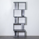 Стеллаж деревянный напольный Фаллет 5 полок 60х30х177 см для игрушек и для книг, антрацит