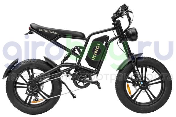 Электровелосипед IKINGI S6 PRO (60V/23Ah) - Черный