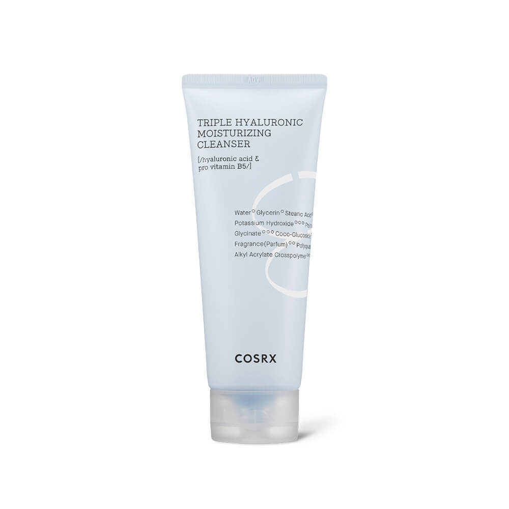 Пенка очищающая с гиалуроновой кислотой Cosrx Hydrium Triple Hyaluronic Moisturizing Cleanser, 150мл