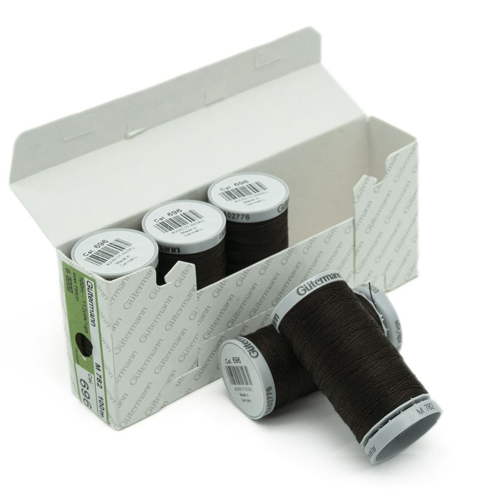 Нитки суперкрепкие Gutermann Extra Strong M782 №40 (100 метров), 5 кат. | 696 т.шоколад