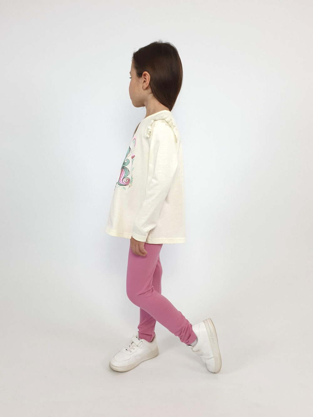 022-03-6 Комплект для девочки (джемпер+ лосины)