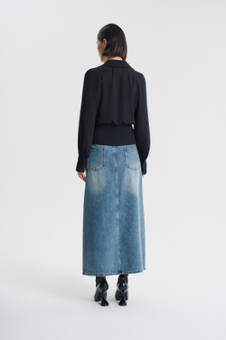 Блуза с баской