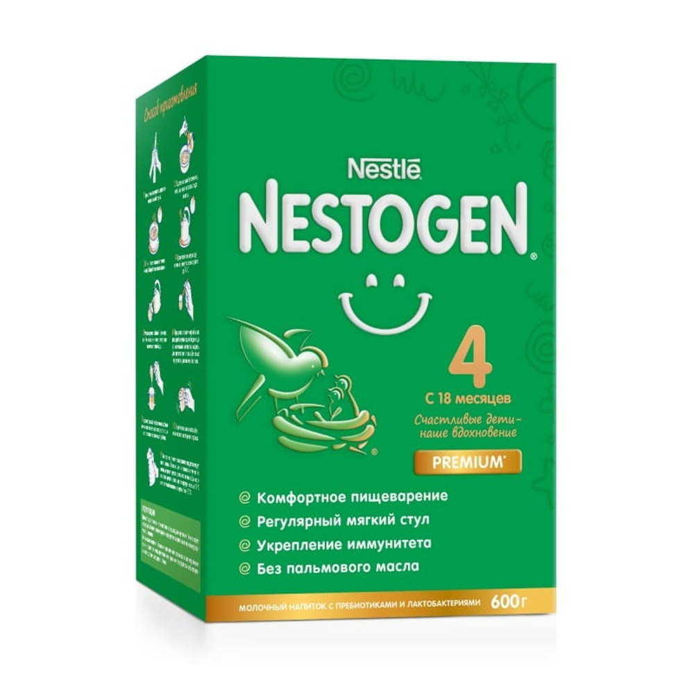 Nestogen 4 Молочный Напиток с 18 Месяцев 600гр