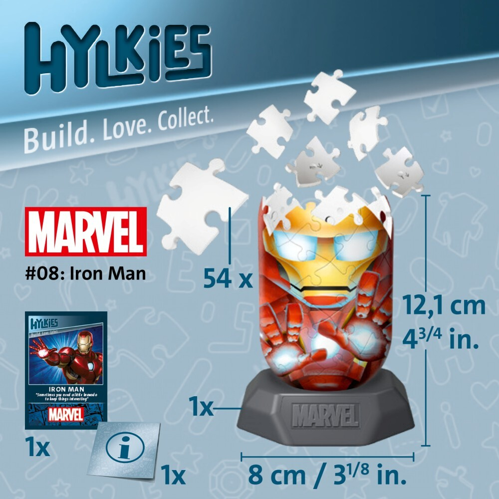 Ravensburger - 3D пазл Хилки: Железный человек 54 элемента. 011576 / артикул   011576  / GTIN 4005555011576