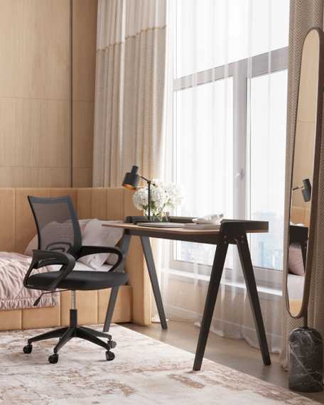 Кресло офисное TopChairs Simple SN черный
