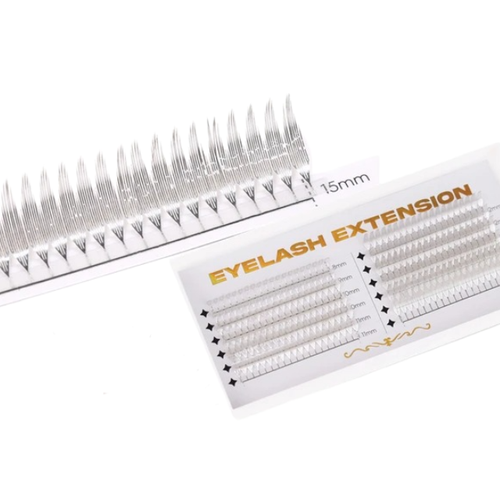 Ресницы перья для наращивания белые