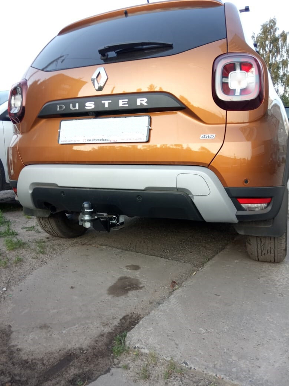 Фаркоп Бизон на Renault Duster FA 0270-E (с 2021 г.в.) (паспорт и сертификат в комплекте)(без электрики)