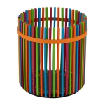 Корзина офисная Универсальная 10 л ассорти 240х255мм