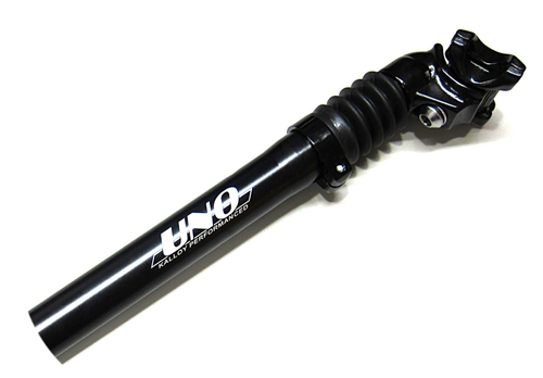 Подседельный штырь с амортизатором KL-262/25,4мм 350мм,регулир. (50) черный UNO AUTHOR