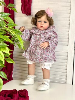 Кукла Реборн мягконабивная 60см в пакете (FA-606A1)