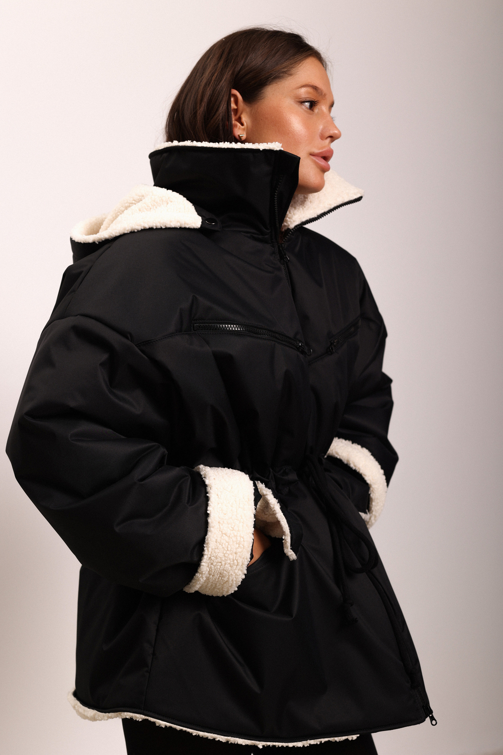 Парка утепленная