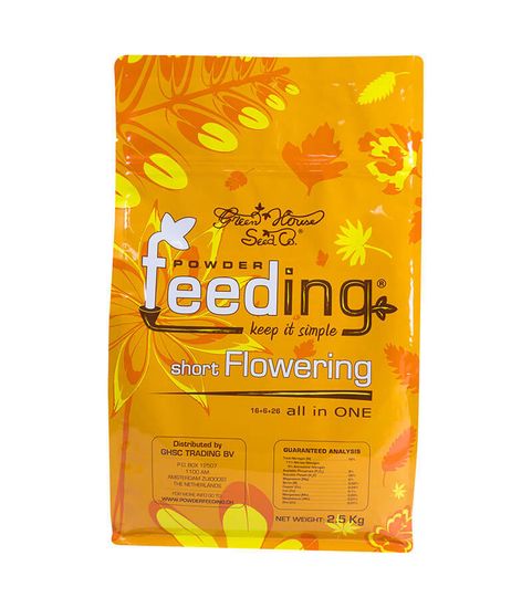 Удобрение минеральное Green House Powder Feeding Short Flowering 2.5 кг