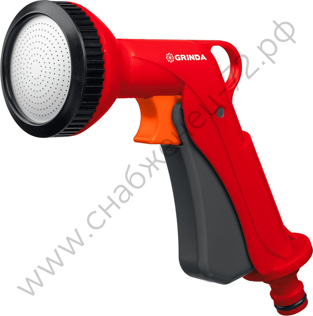 GRINDA P-S, душевой, курок спереди, пластиковый, поливочный пистолет (8-427365)