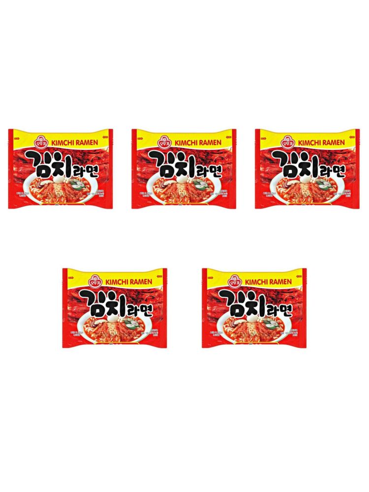 Лапша Кимчи рамен Ottogi Kimchi Ramen 120 г 5 шт