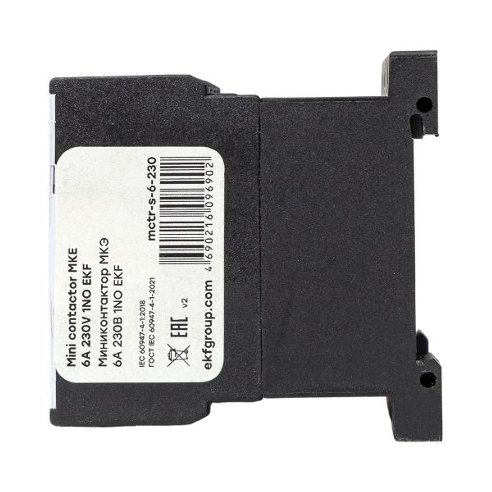 Миниконтактор МКЭ 6А 230В 1NO EKF PROxima