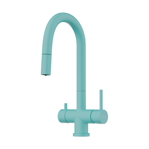 смеситель для кухни Omoikiri Akita-S-AZ латунь/azur blue