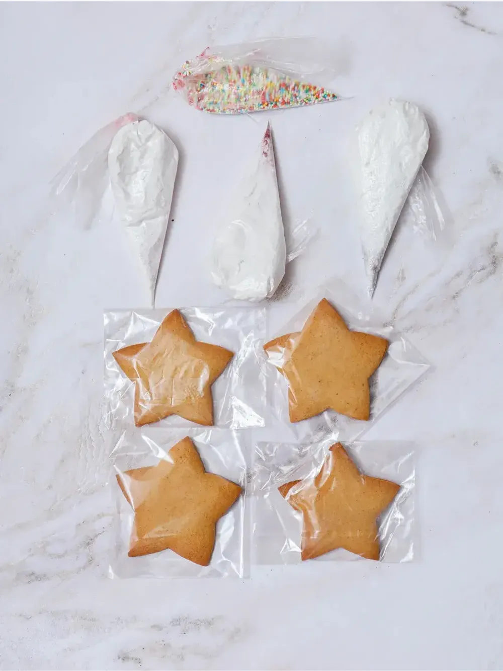 Набор для росписи "Звезда" из имбирного теста