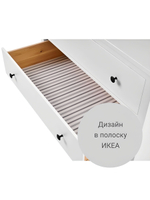 IKEA Комод КЫМОР 3 ящика, HEMNES 108*95*50, белый, КЫМОР (Хемнес ИКЕА)