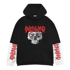 Худи ATF с двойн.рукавом Overlord, черный