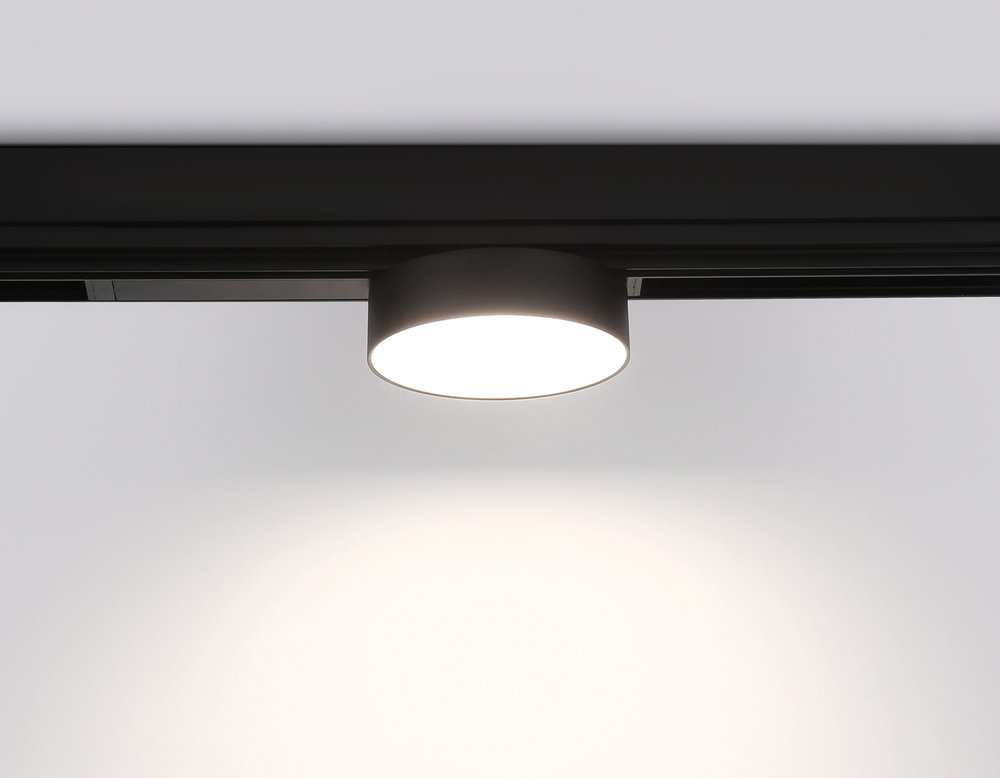 Светильник светодиодный для шинопровода Magnetic 220V GL1381 BK черный IP20 15W 3000K-6400K 120° D115/232*115*77