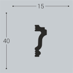 bello deco Молдинг XPS М 4 (40x15) 00-00004624