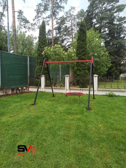 Монтаж уличных качелей Sv Sport