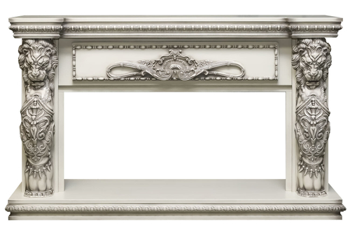 Портал Royal Flame Windsor 42 - Слоновая кость с темной патиной