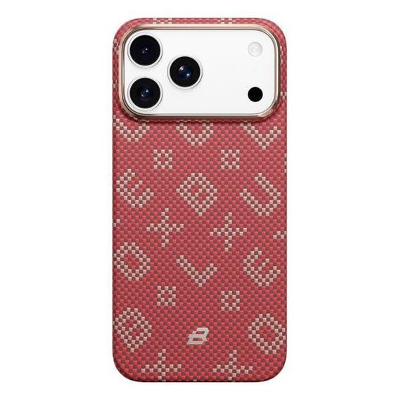 Чехол BlueO Gilded Tactile Woven Aramid Fiber Magnetic Case для iPhone 17 Pro Max Red (BL061-17promax-Red)