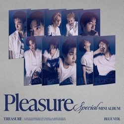 Альбом TREASURE - PLEASURE Special Mini Album BLUE 10 Version SET
