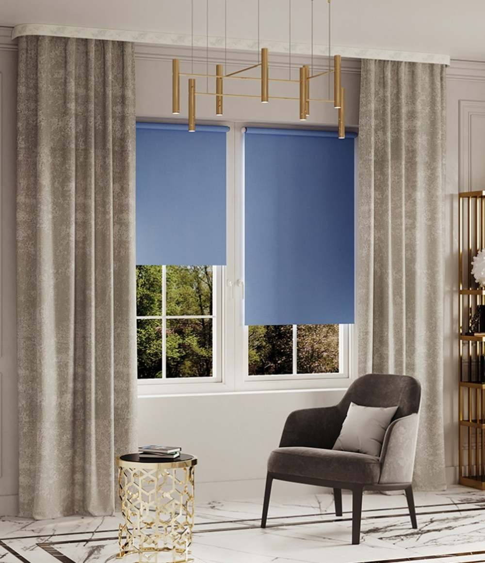 Пластиковый карниз Legrand 2-х рядный Стоун 1600 мм