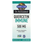 Garden of Life, Компания Dr. Formulated, кверцетин для иммунитета, 500 мг, 30 вегетарианских таблеток