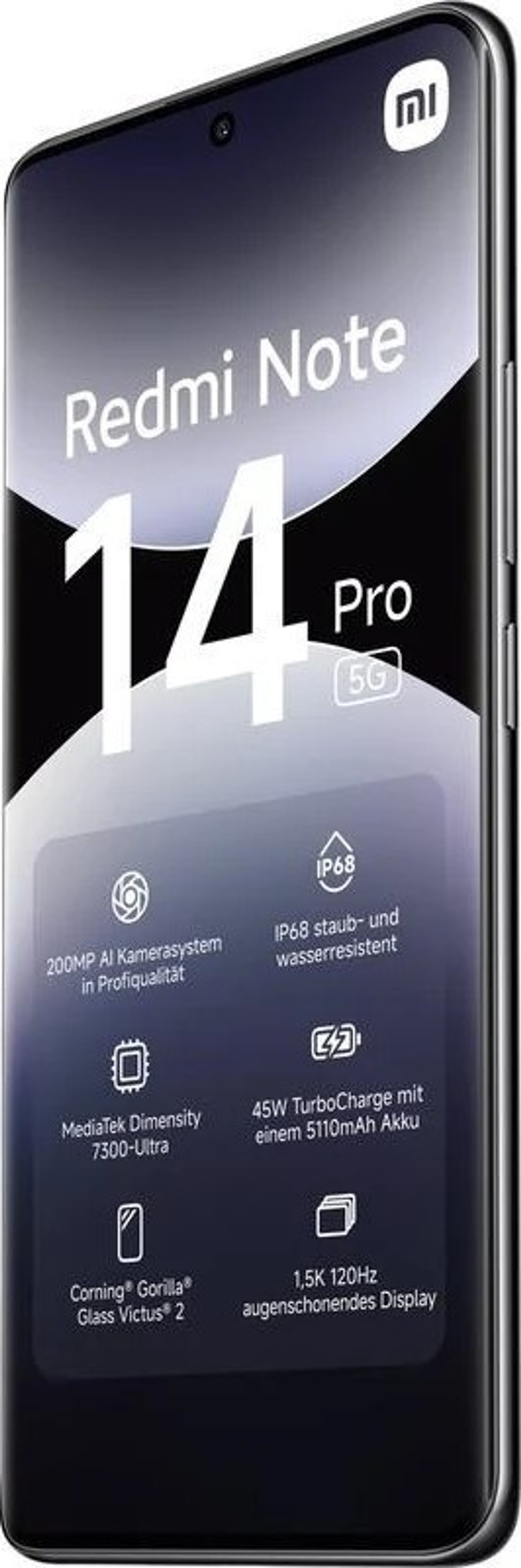 Смартфон Xiaomi Redmi Note 14 Pro 5G 8 ГБ/256 ГБ черный