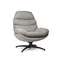 Крутящееся кресло-качалка Sven, серая рогожка