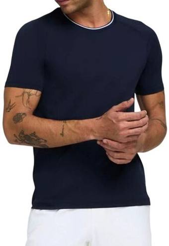 Мужская теннисная футболка Wilson Team Seamless Crew T-Shirt - небесный